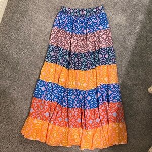 Xirena color block flowy skirt